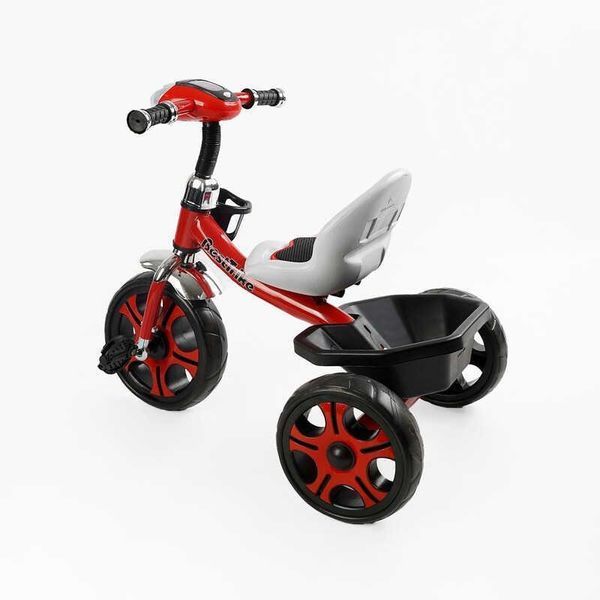 Дитячий триколісний велосипед 12" Best Trike колеса EVA сталева рама світлові та звукові ефекти червоний укр BS-21505 фото 3