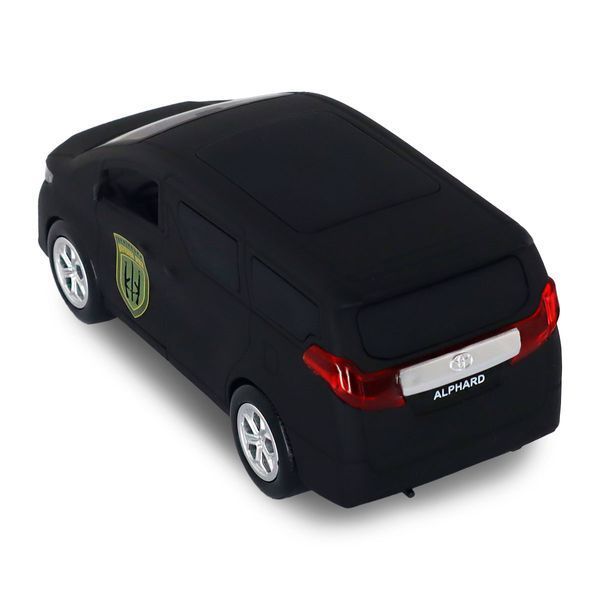 Військова машинка TechnoDrive Toyota Alphard &laquo;УДА&raquo;, масштаб 1:40, чорна фото 9