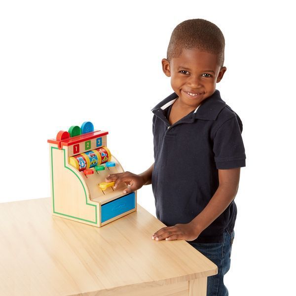 Первый деревянный кассовый аппарат Melissa&Doug MD3378 фото 3