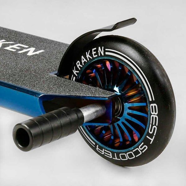Трюковий самокат Best Scooter Kraken HIC-система, пеги, анод, колеса 110 мм синій KR-71078 фото 8
