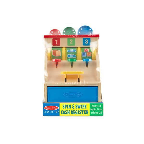 Первый деревянный кассовый аппарат Melissa&Doug MD3378 фото 4