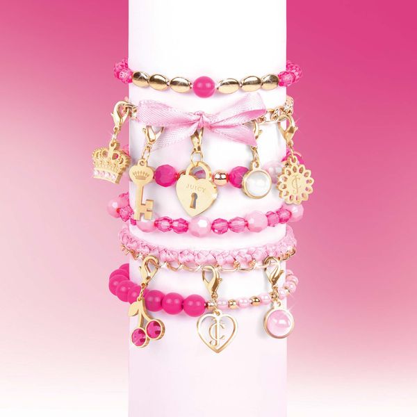 Juicy Couture: Набор для создания шарм-браслетов «Розовый стиль» фото 2