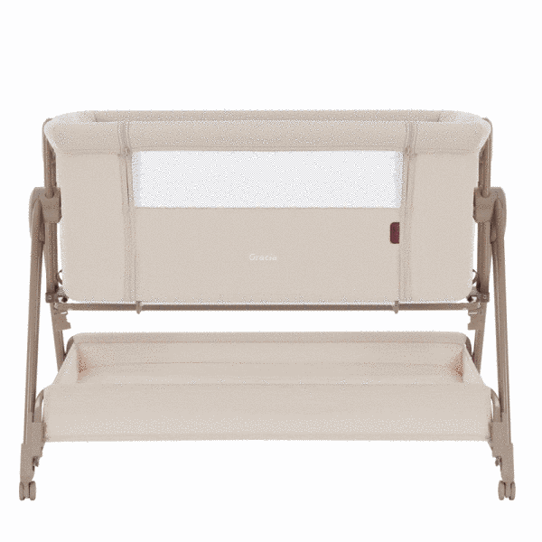 Дитяче приставне ліжечко з матрацом пересувне CARRELLO Gracia CRL-16502 Linen Beige з народження фото 6