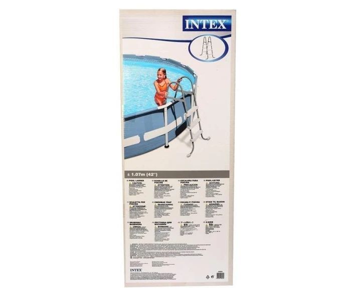 Лестница для бассейна Intex высота 107 см 28065 фото 4