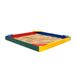 Детская песочница цветная с уголками 145х145х12 фото 1
