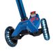 Самокат триколісний дитячий з підсвічуванням MICRO серії Maxi Deluxe Синій фото 2