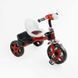 Дитячий триколісний велосипед 12" Best Trike колеса EVA сталева рама світлові та звукові ефекти червоний укр BS-21505 фото 1