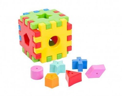 Розвиваючий дитячий сортер "Чарівний куб" 39176 фото 1