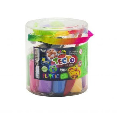 Набор для лепки Danko Toys Fluoric 18 цветов (укр) TMD-FL-18-01U фото 1