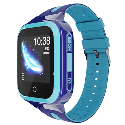 Дитячий водонепроникний GPS годинник MYOX MX-70BW (4G) синій з відеодзвінком фото 1