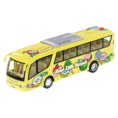 Машинка KINSMART Автобус DESSERT 1:65 Жовтий KS7103W фото 1