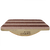 Дерев'яна балансувальна дошка по Більгоу SwaeyBoard фетр Cappucino до 150 кг фото 1