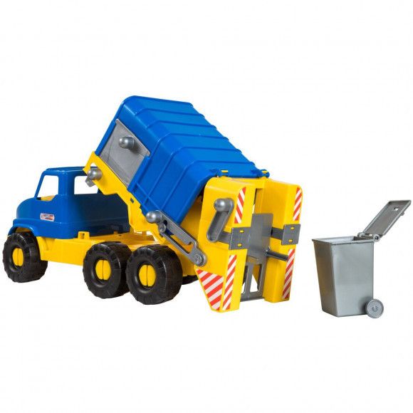 Игрушечный мусоровоз Tigres City Truck 48 см синий 39399 фото 3