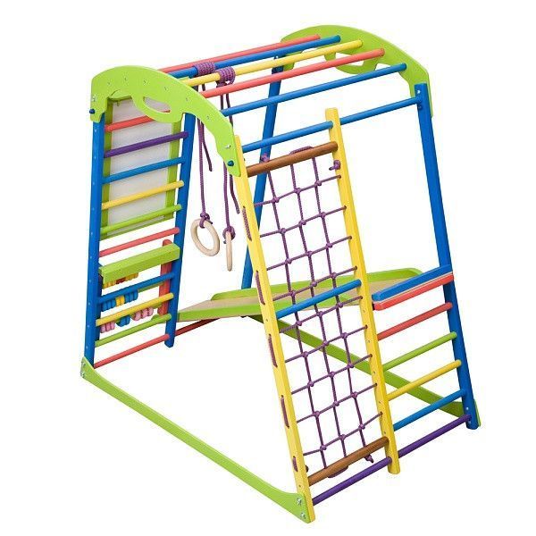 Развивающий домашний спортивный уголок SportBaby SportWood Plus фото 2