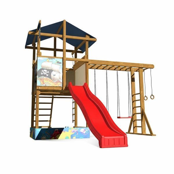 Детский уличный игровой комплекс SportBaby-14 400х400х315см фото 2