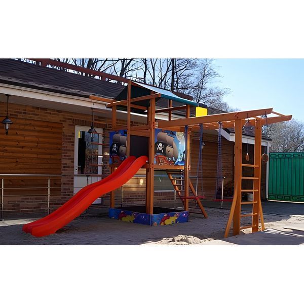 Детский уличный игровой комплекс SportBaby-14 400х400х315см фото 4