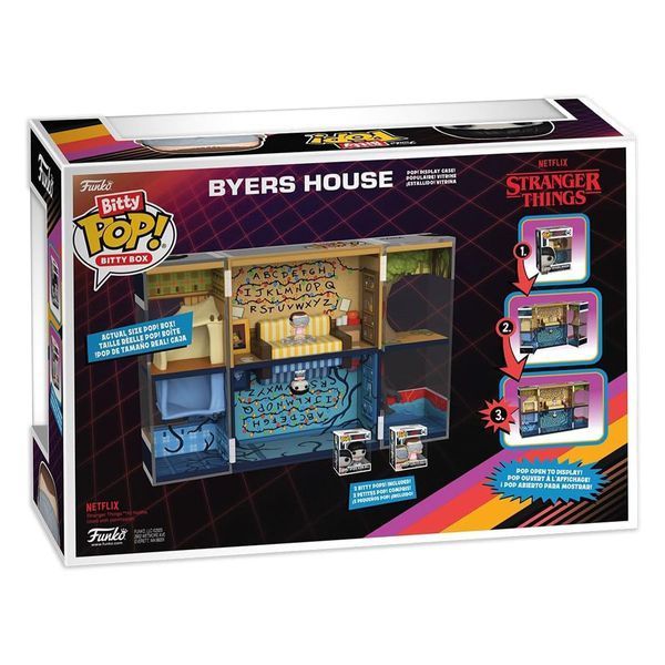 Игровой набор BITTY POP! Boxes Очень странные дела Дом Байерса 2,3 см 85534 фото 6
