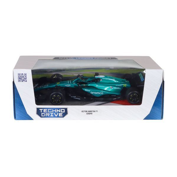 Колекційна модель автомобіля TechnoDrive Aston Martin F1 (2024), масштаб 1:24, бірюзова фото 5