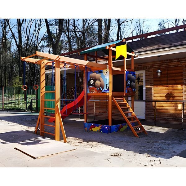 Детский уличный игровой комплекс SportBaby-14 400х400х315см фото 6