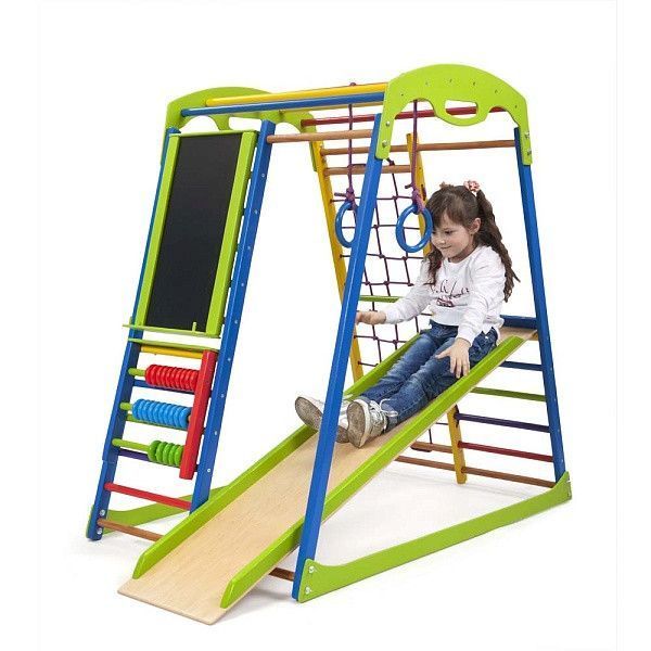 Развивающий домашний спортивный уголок SportBaby SportWood Plus фото 9