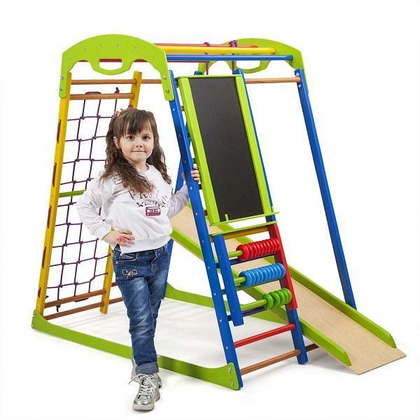 Развивающий домашний спортивный уголок SportBaby SportWood Plus фото 10