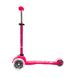 Самокат триколісний дитячий з підсвічуванням MICRO серії Mini Deluxe LED Рожевий до 50 кг фото 5