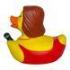 Стильна тематична гумова качечка FunnyDucks "Співачка" L1331 фото 3