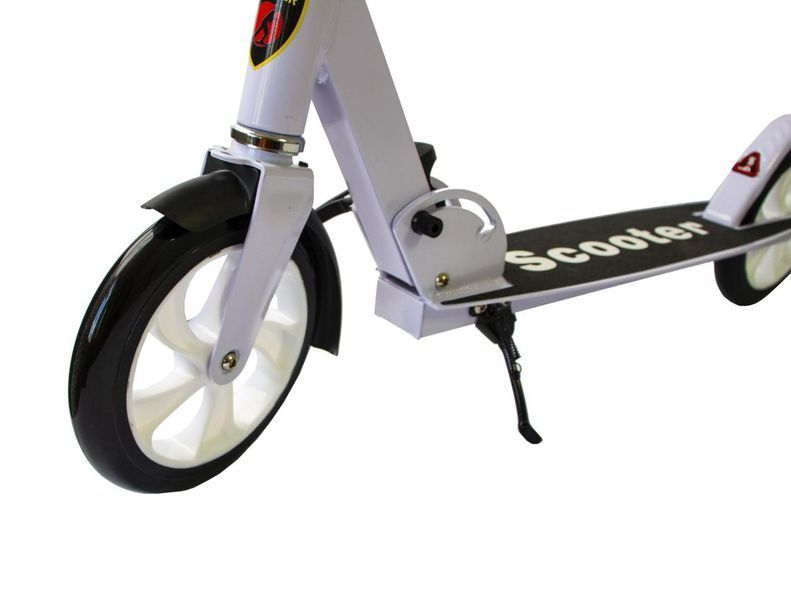 Самокат Scale Sports SS-05 білий двоколісний складаний колеса 200 мм фото 4