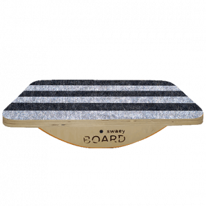 Деревянная балансировочная доска по Бильгоу без разметки SwaeyBoard Black&White до 150 кг фото 1