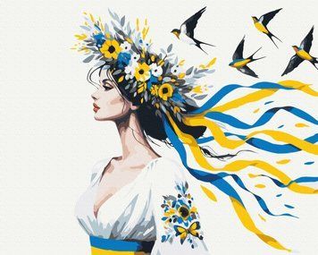Картина за номерами BrushMe "Вітер свободи &copy; Анна Грицюк" 40х50см BS54372 фото 1