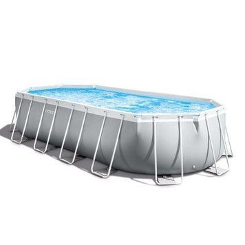 Каркасный овальный бассейн Intex Prism Frame 18202 л 610х305х122 см с функциональными аксессуарами 26798 NP фото 1