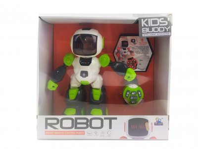 Дитячий робот на радіоуправлінні Kids Buddy з функцією програмування (Зелений) 616-1 фото 1