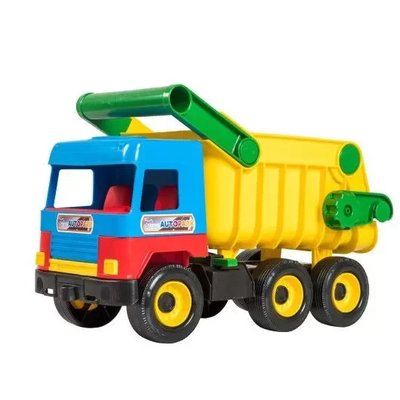 Іграшковий самоскид Wader Middle truck 40 см жовтий 39222 фото 1