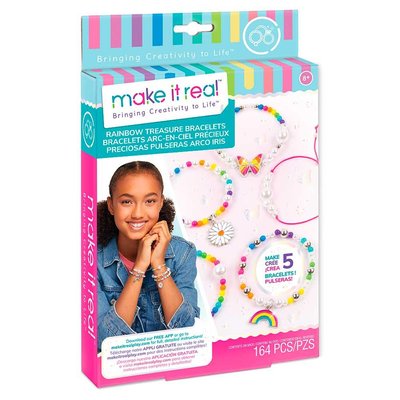 Make it Real:Набір для створення шарм-браслетів «Райдужні скарби» MR1216 фото 1
