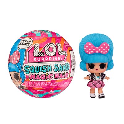 L.O.L. SURPRISE! Ігровий набір - сюрприз з лялькою в яйці серії "Squish Sand" Чарівні зачіски з аксесуарами фото 1