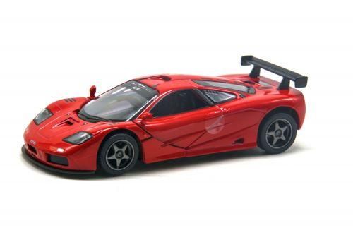 Машинка KINSMART 1995 McLaren F1 GTR червоний KT5411W фото 1