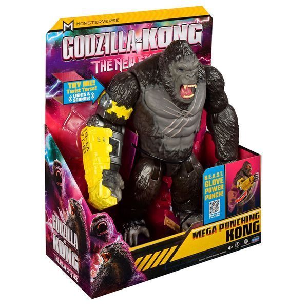Інтерактивна ігрова фігурка GODZILLA X KONG Мегапотужний удар Конга, світло, звук 33 см 35585 фото 2
