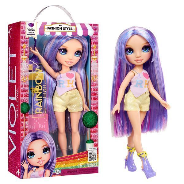 Кукла RAINBOW HIGH с артикуляцией серии "My Fashion Style" Виолетта 27 см с аксессуарами 547563 фото 2