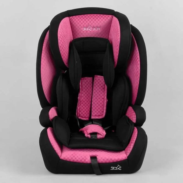 Детское автокресло JOY ISOFIX группа 1/2/3, вес ребенка 9-36 кг розовое 10866 фото 2