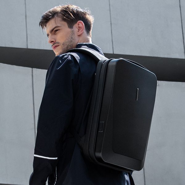 Міський слім рюкзак для ноутбука до 17.3" Mark Ryden Mercury Deep Black 14 літрів MR7612 фото 2