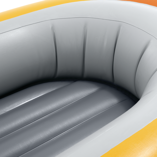 Двухместная надувная лодка Intex Challenger 2, 3 камеры, весла, насос 236х114х41см 66312 фото 4