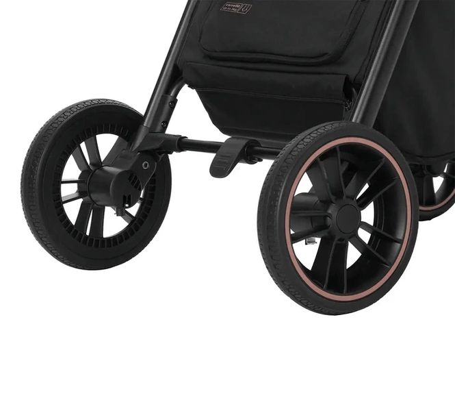 Універсальна дитяча коляска 2 в 1 з дощовиком Carrello Epica CRL-8510/1 Space Black фото 5