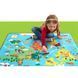 Великий ігровий килимок для дітей Melissa & Doug Мапа світу з 3 дерев'яними транспортами 100&times;92 см MD5194 фото 7