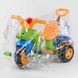Дитячий триколісний велосипед Pilsan Caterpillar пластикові колеса з зеленою ручкою 07-128 фото 2