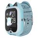 Детские водонепроницаемые GPS часы MYOX MX-58BW (4G) голубые с видеозвонком фото 1