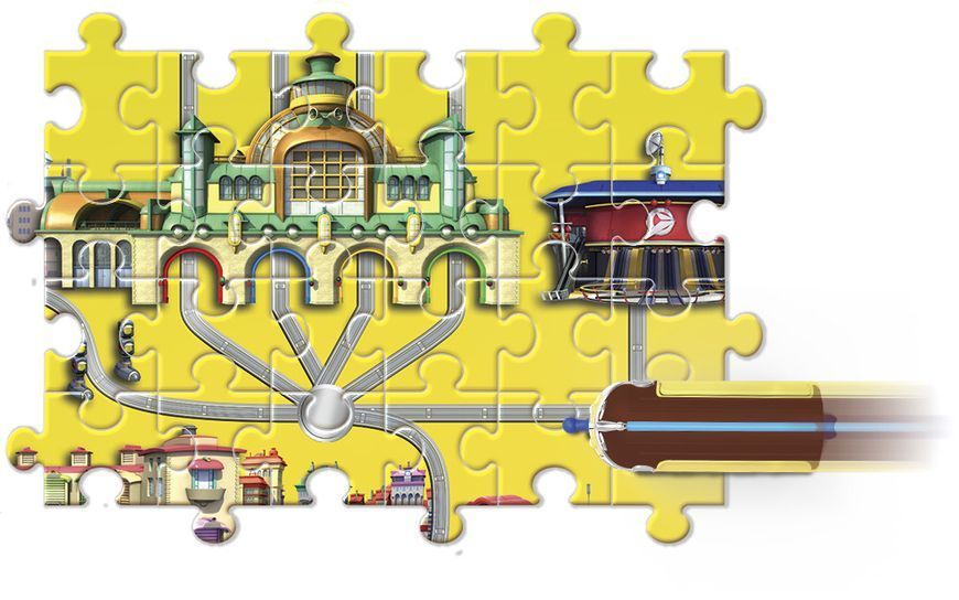 CHUGGINGTON: паровозик Фростини с механической функцией и пазлом фото 3