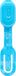 Детская закладка с LED фонариком FLEXILIGHТ с USB аккумулятором 20 люм серии «Классика»- Синий стиль фото 3