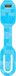Детская закладка с LED фонариком FLEXILIGHТ с USB аккумулятором 20 люм серии «Классика»- Синий стиль фото 1
