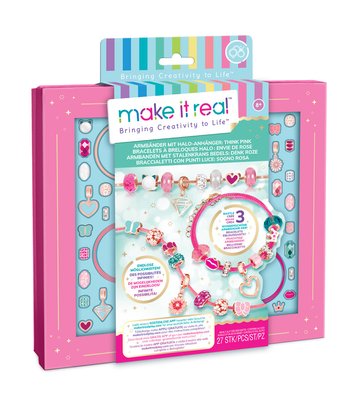 Make it Real: Набор для создания браслетов «Розовое сияние» MR1722 фото 1