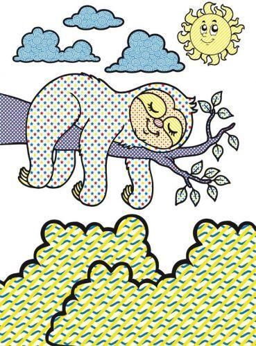 Большая водная раскраска А4 Crystal Book "Прогулка в зоопарке" рус фото 3